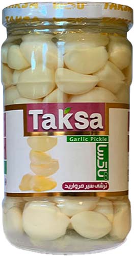 ترشی سیر مروارید تاکسا ۶۶۰ گرمی | تکسا | ترشیجات