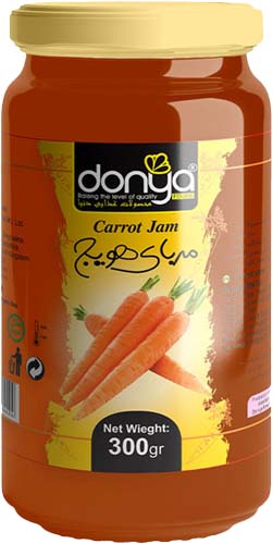 مربای هویج دنیا ۳۰۰ گرمی | دنیافود | مربا