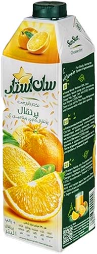 نکتار پرتقال سان استار ۱ لیتر | سان استار | نوشیدنی‌ها