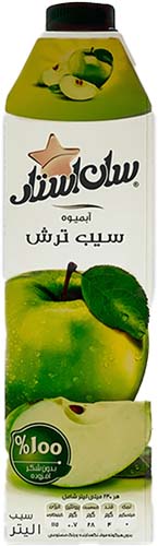 نکتار سیب سان استار ۱ لیتر | سان استار | نوشیدنی‌ها