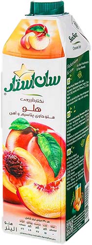 Sun Star Peach Juice 1L | Sun Star | Beverages