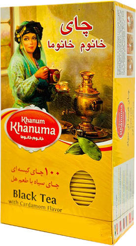 Khanum Khanuma Black Tea Cardamom TB | Khanum Khanuma | Tea