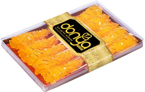 Donya Crystal Sugar (Saffron) - 10 | Donya Foods | Crystal Sugar