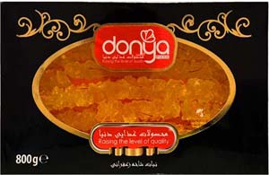 سکر النبات بالزعفران ٨٠٠ غرام