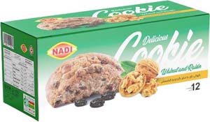 Nadi Walnut and Raisin Cookie